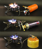 APG Ultralight Multi-Fuel Camping Stove – Compact Gasoline, Butane & Kerosene Backpacking Cooker with Fast Boil & Preheat System