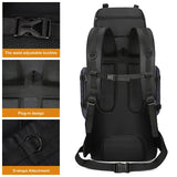 90L Large Capacity Hiking Backpack – Waterproof Travel, Camping & Mountaineering Rucksack (Black, Orange, Red, Blue, Dark Blue)