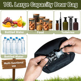 Lightweight Bear Bag Hanging Kit (3L–30L) – Waterproof Food Storage for Backpacking, Camping & Survival with Bonus Phone Pouch