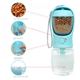 Outdoor Hiking Dog Water Bottle & Food Storage – All-in-One Trail Feeder, Portable Bowl, Leakproof Travel Gear for Adventure Dogs