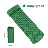 Ultralight Camping Air Mattress with Built-in Pump & Pillow – Inflatable Sleeping Pad for Backpacking, Hiking & Travel