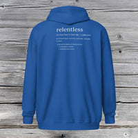 Definition of Relentless heavy blend zip hoodie