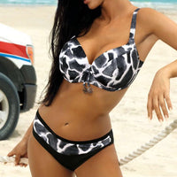 Black and white leopard dichroism