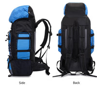 90L Large Capacity Hiking Backpack – Waterproof Travel, Camping & Mountaineering Rucksack (Black, Orange, Red, Blue, Dark Blue)