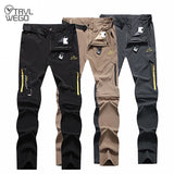 Men's Convertible Hiking Pants | Zip-Off, Quick-Dry, UPF 50, High Stretch – Sizes L to 6XL (AD083)