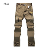Men's Convertible Hiking Pants | Zip-Off, Quick-Dry, UPF 50, High Stretch – Sizes L to 6XL (AD083)