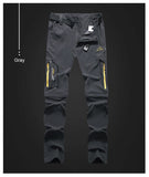 Men's Convertible Hiking Pants | Zip-Off, Quick-Dry, UPF 50, High Stretch – Sizes L to 6XL (AD083)
