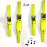 Snowboard Binding Toe Ratchet Strap | Fiberglass Ladder Tongue Buckle | Black & Cyan | S, L, 1 or 2 Sets
