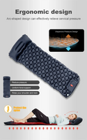 Ultralight Camping Air Mattress with Built-in Pump & Pillow – Inflatable Sleeping Pad for Backpacking, Hiking & Travel