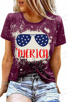 Merica Sunglasses Americana  Graphic T Shirt