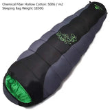 JUNGLE KING Thermal Cotton Mummy Sleeping Bag | 4 Fill Weights for Winter Camping & Travel