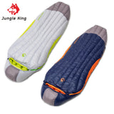 JUNGLEKING Ultralight Duck Down Mummy Sleeping Bag | 4-Season Backpacking & Camping