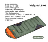 MOUNTAINHIKER Waterproof Envelope Sleeping Bag | 4-Season Hollow Cotton Camping & Hiking