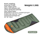 MOUNTAINHIKER Waterproof Envelope Sleeping Bag | 4-Season Hollow Cotton Camping & Hiking