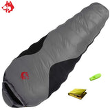 JUNGLE KING CY660 White Duck Down Mummy Sleeping Bag | 4-Season Camping, Hiking & Travel