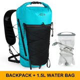 OUTDOOR INOXTO Lightweight Hiking Daypack | Waterproof, Unisex Camping & Travel Backpack with Optional Hydration Bladder