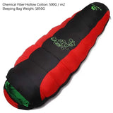 JUNGLE KING Thermal Cotton Mummy Sleeping Bag | 4 Fill Weights for Winter Camping & Travel