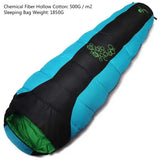 JUNGLE KING Thermal Cotton Mummy Sleeping Bag | 4 Fill Weights for Winter Camping & Travel