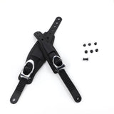 Snowboard Binding Toe Ratchet Strap | Fiberglass Ladder Tongue Buckle | Black & Cyan | S, L, 1 or 2 Sets
