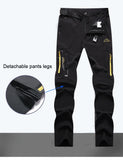 Men's Convertible Hiking Pants | Zip-Off, Quick-Dry, UPF 50, High Stretch – Sizes L to 6XL (AD083)