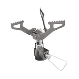 BRS-3000T Ultralight Titanium Backpacking Stove – 25g Mini Pocket Burner, Folding Camping & Hiking Cooking Furnace