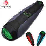 JUNGLE KING Thermal Cotton Mummy Sleeping Bag | 4 Fill Weights for Winter Camping & Travel