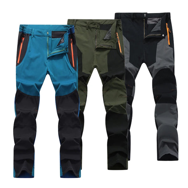 Men’s Quick-Dry Hiking Pants – Waterproof, Lightweight, Stretch Outdoor Pants for Camping, Trekking & Fishing