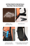 OUTDOOR INOXTO Lightweight Hiking Daypack | Waterproof, Unisex Camping & Travel Backpack with Optional Hydration Bladder