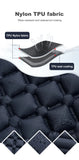 Ultralight Camping Air Mattress with Built-in Pump & Pillow – Inflatable Sleeping Pad for Backpacking, Hiking & Travel