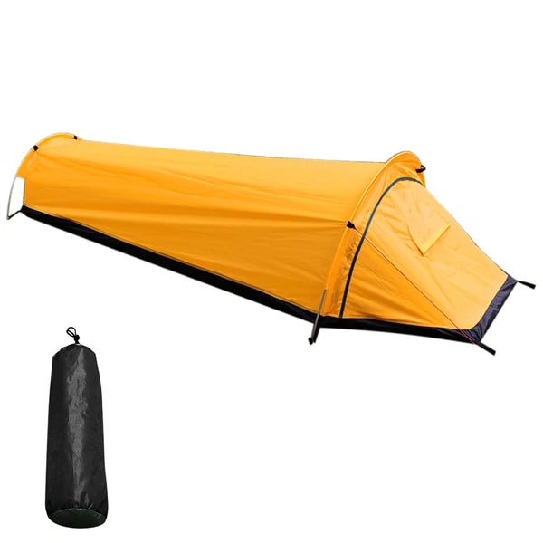 Ultralight 1-Person Backpacking  Bivy Tent – 2 lbs, Compact & Weatherproof, Reflective Mylar, Solo Camping & Hiking Shelter