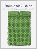 Double Inflatable Sleeping Pad with Built-in Pump | Extra Wide Camping Mattress for Two