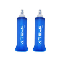 WRELS Collapsible Soft Water Bottle – BPA-Free TPU, Portable Folding Flask for Hiking, Camping, Running & Outdoor Adventure (500ml)