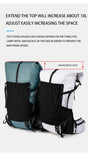 40L Hiking & Camping Backpack | Waterproof, Internal Frame, Unisex (Model 1316)