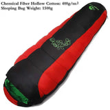 JUNGLE KING Thermal Cotton Mummy Sleeping Bag | 4 Fill Weights for Winter Camping & Travel
