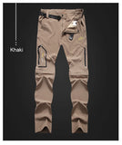 Men's Convertible Hiking Pants | Zip-Off, Quick-Dry, UPF 50, High Stretch – Sizes L to 6XL (AD083)