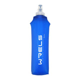 WRELS Collapsible Soft Water Bottle – BPA-Free TPU, Portable Folding Flask for Hiking, Camping, Running & Outdoor Adventure (500ml)