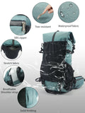 40L Hiking & Camping Backpack | Waterproof, Internal Frame, Unisex (Model 1316)