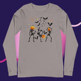 Dancing Skeleton Halloween Long sleeve T Shirt