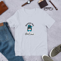 Mountain hair don't care tee