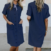 Gotta-Have-It Denim Pocket Dress - Northwest Outfitters Trading Co. 