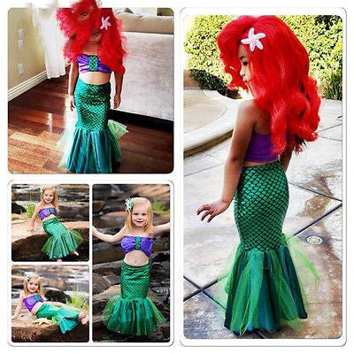 Mermaid princess fashion dress