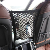 Rental Dog Barrier Seat Net Organizer Universal Elastic Auto In The Back Seat For Storage