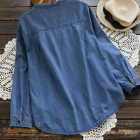 Women's Denim Tunic Tops Small - 5XL- light or dark denim - Northwest Outfitters Trading Co. 